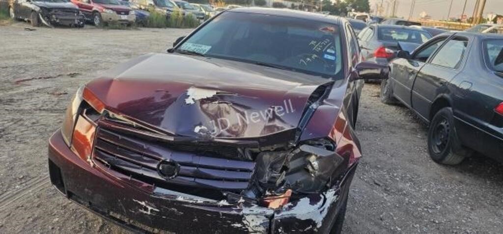 2007 Cadi CTS 1G6DP577870166728 Accident