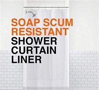 R1757  LiBa Bathroom Shower Curtain Liner, 36" x 7
