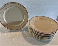 8 Lunch Plates Restaurant Plates 9”