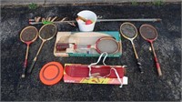 Sports Lot-Badminton Rackets/Net/Birdies & more