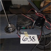 Cobra CB Radio with Mic and Antenna