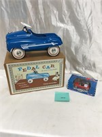 die cast pedal car and model Bel Air car