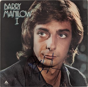 Barry Manilow I Signed Album. GFA Authenticated