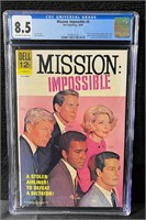 Mission Impossible 4 CGC 8.5 Dell Silver Age TV