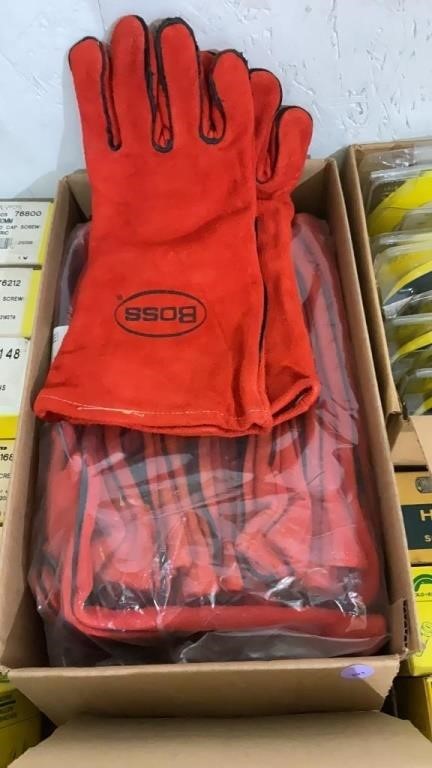 Box of boss work gloves