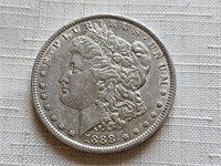 1888 XF Morgan Silver Dollar