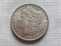 1896 XF Morgan Silver Dollar