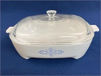 Corning Ware Browning Skillet with lid, has some