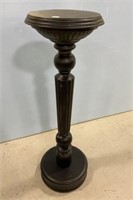 Black Painted Plant Pedestal Stand