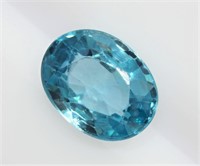 #3 Genuine Blue Zircon Gemstone 2 CT