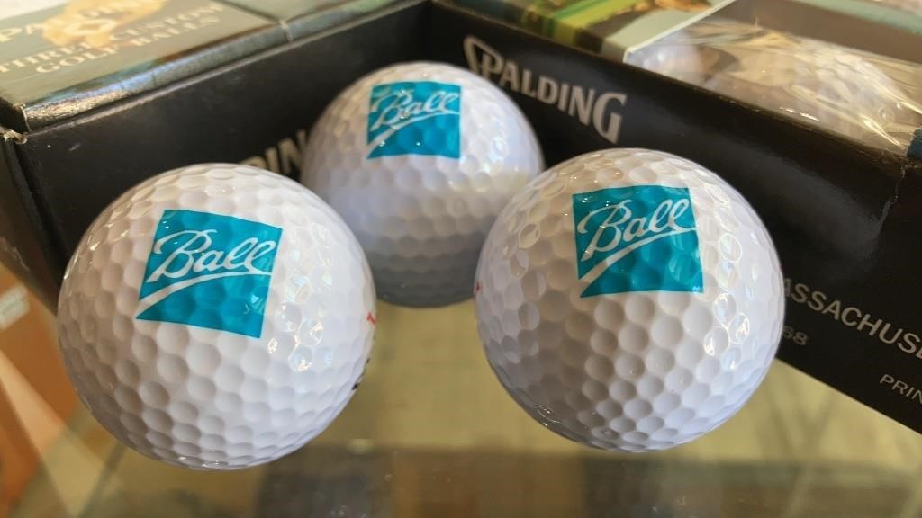 Ball Corporation Imprinted Spalding Custom Golf
