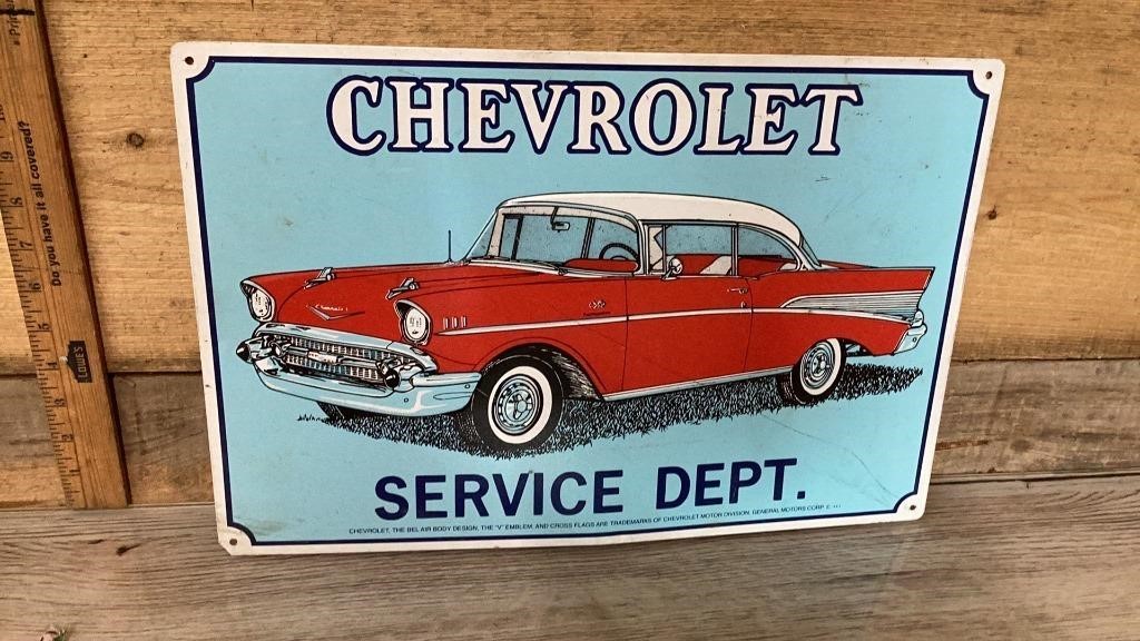 Chevrolet 12 x 17in Sign