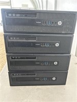 4 assorted Ho ProDesk computers