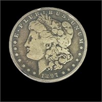 1897 Morgan Silver Dollar New Orleans mint