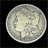 1901 Morgan Silver Dollar New Orleans mint