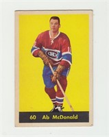 1960 Parkhurst Ab McDonald Hockey Card