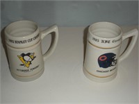 1992 Penquin Mug-Super Bowl XX Mug - 2 Pcs 1 Lot