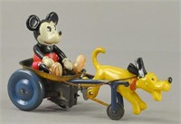 CELLULOID MICKEY MOUSE JOLLY CART