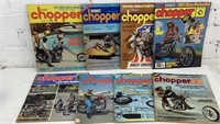 (8) 1970’s Street Chopper Mahazines