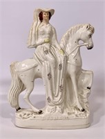 "The Duchess" Staffordshire figure, 3.25" x 9"