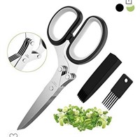 Herb scissors, set with 5 blades