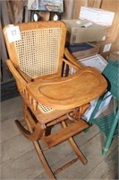 Antique high chair