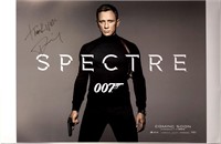 Signed James Bond 007 Spector Poster