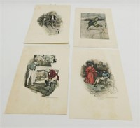 Antique 1904 Hand Colored Herman Rountree