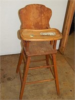 40" T Wooden High Chair NO SHIPPING