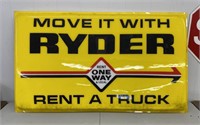 "Move It With Ryder" Advertising Sign