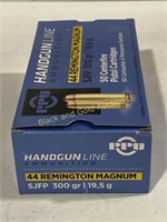 44 Remington Magnum 300 Gr 50 Rounds