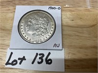 1900-O Morgan Silver Dollar AU