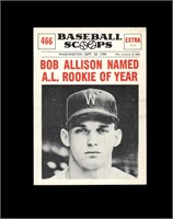 1961 Nu Card Scoops #466 Bob Allison NRMT+