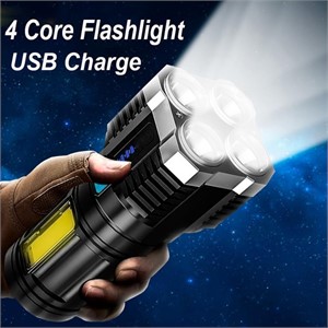 Multifunction Rechargeable flashlight