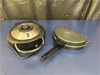 Egg cooker and heart l-shaped waffle maker