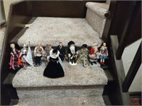 House of Nisbet historical dolls including