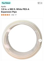 1/2 in. x 300 ft. White PEX-A Expansion Pipe