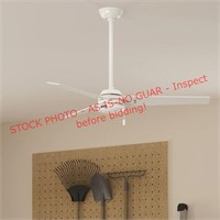 Loft white 52" ceiling fan 3 blade 3 speed