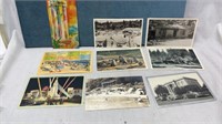 Lot Of Nine Early Postcards, 1930s and '40s