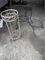 (3) Metal Plant Stands