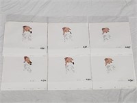 CRO 6 Original Cel Paintings & 6 Sketches