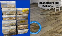 135.74 SQ FT Laminate Flooring Brand New