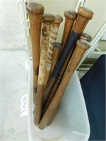 9 Baseball Bats - Incl. (1) Leaguer Babe Ruth