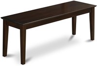 East West Furniture CAB-Cap-W Bench  51x15x18