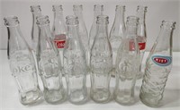 12 Long Neck Vintage Pop Bottles