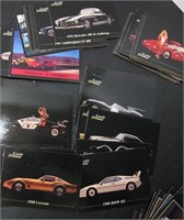 Exotic Dreams Car cards, Topps Autos of 1977 set