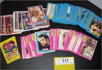 Old TV Show card sets - Dallas, A-Team, Grease