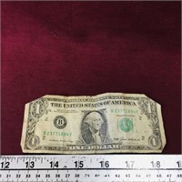 1985 United States $1 Banknote Paper Money Bill