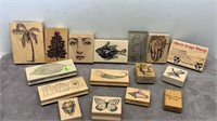 16 RUBBER STAMPS FOR SCRAPBOOKING PROJECTS