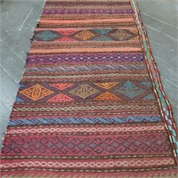 Vintage Perisan Kilim Flat Weave Rug
